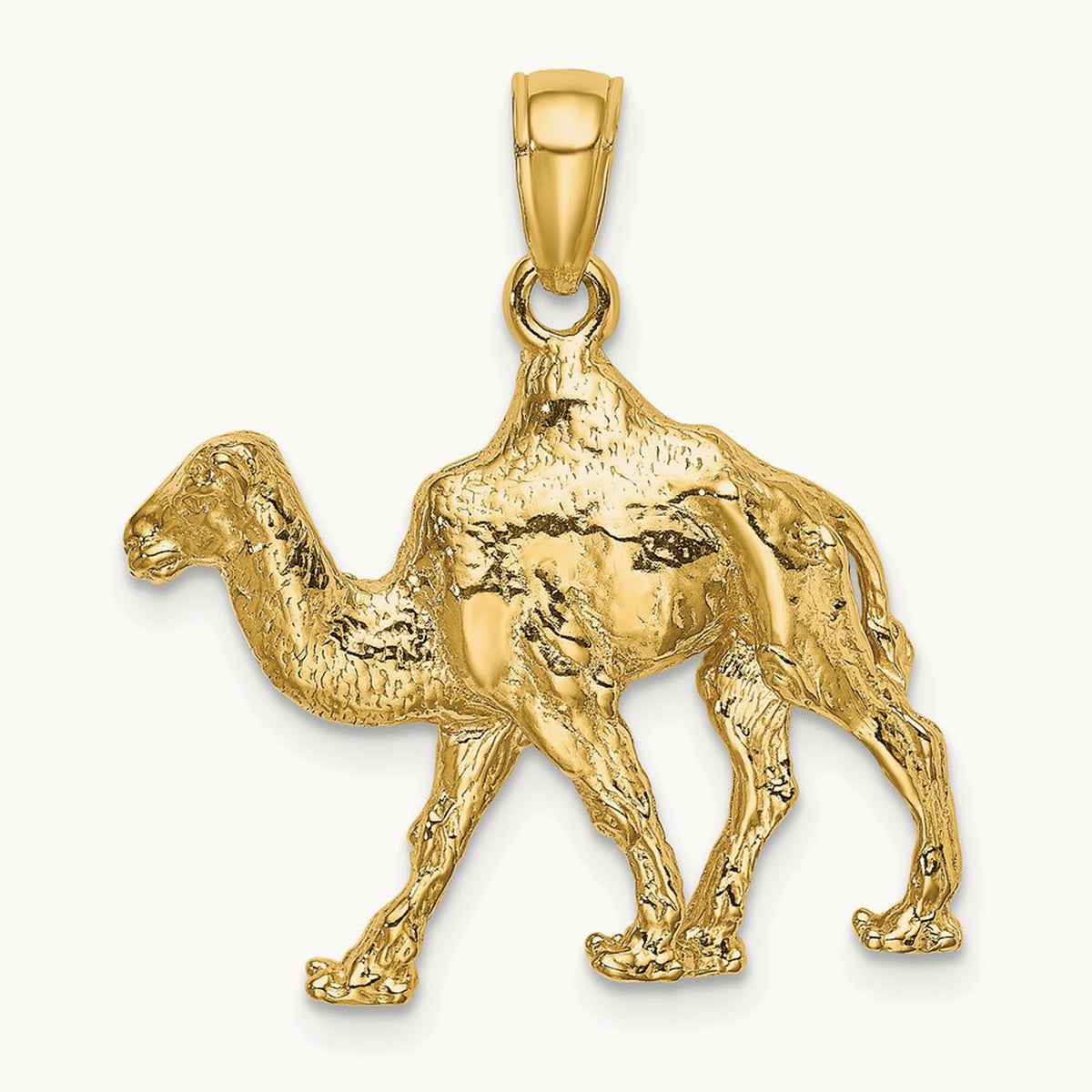 3-D Camel Charm, 14K