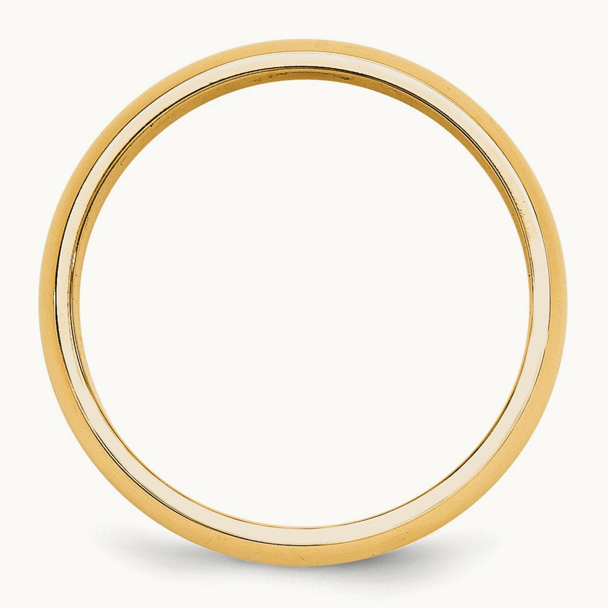 Half Round Band, 5mm, 10K Yellow Gold