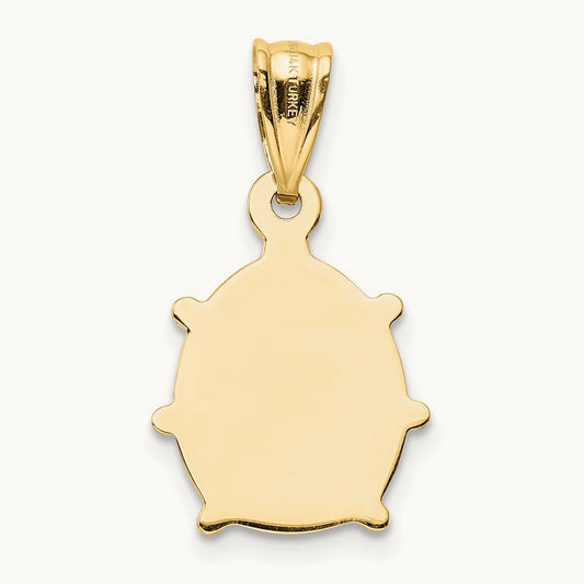 Enameled Ladybug Charm — photo set