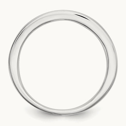 Ruby Band, 2.7 wide — 14K White Gold
