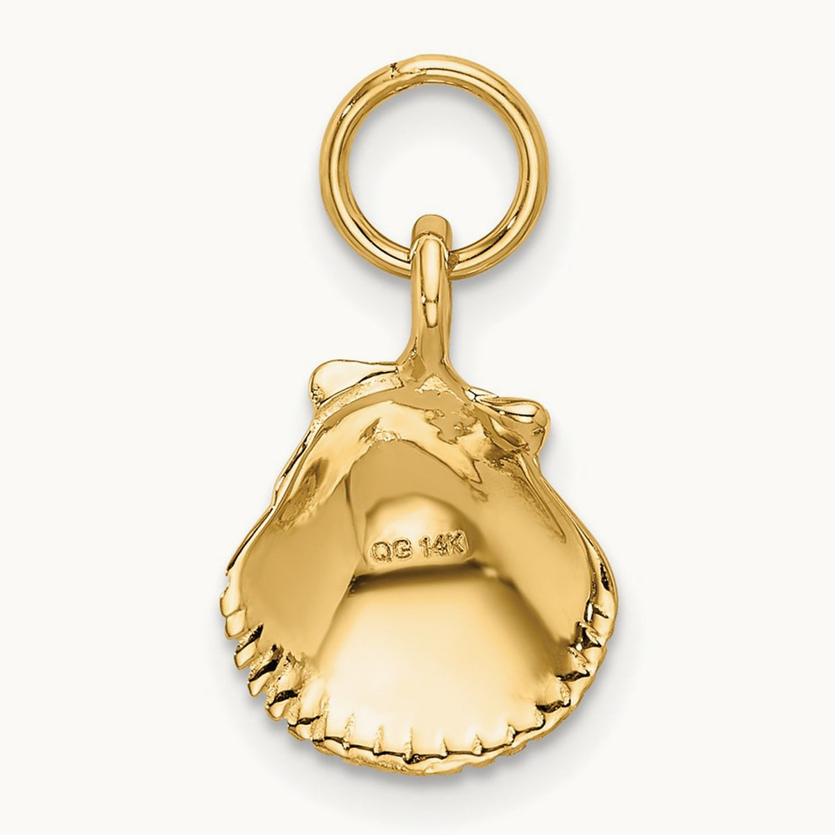Seashell Pendant, 14K
