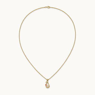 With 12K Accents Freshwater Cultured Pearl Black Hills Gold Necklace