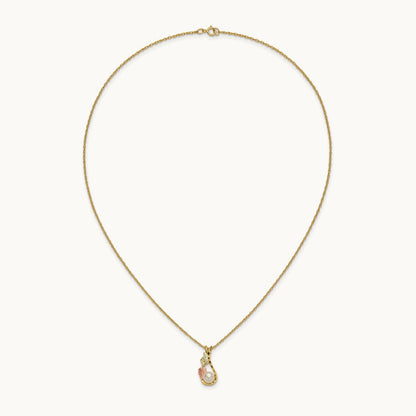 With 12K Accents Freshwater Cultured Pearl Black Hills Gold Necklace