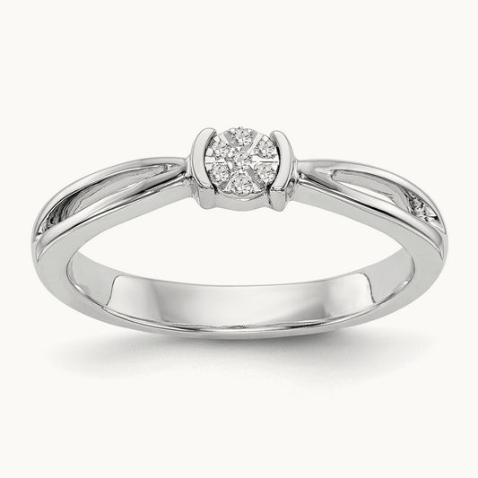 First Promise Complete Diamond Promise/Engagement Ring, 14K White Gold