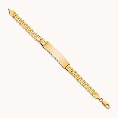 Curb Link ID Bracelet, 14K