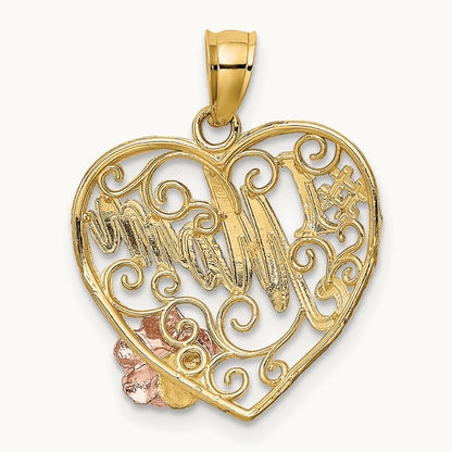 w/ #1 MOM Heart Charm — photo set