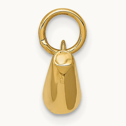 3D Megaphone Charm, 14K