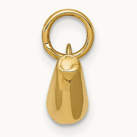 3D Megaphone Charm, 14K
