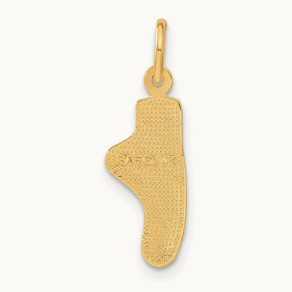Ballet Slipper Charm, 14K