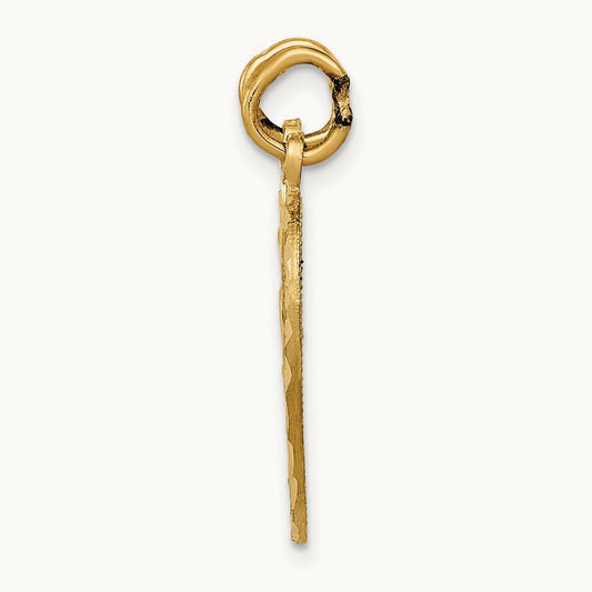 Break-apart diamond cut FROM MY HEART DIRECT TO YOURS Charm, 14K