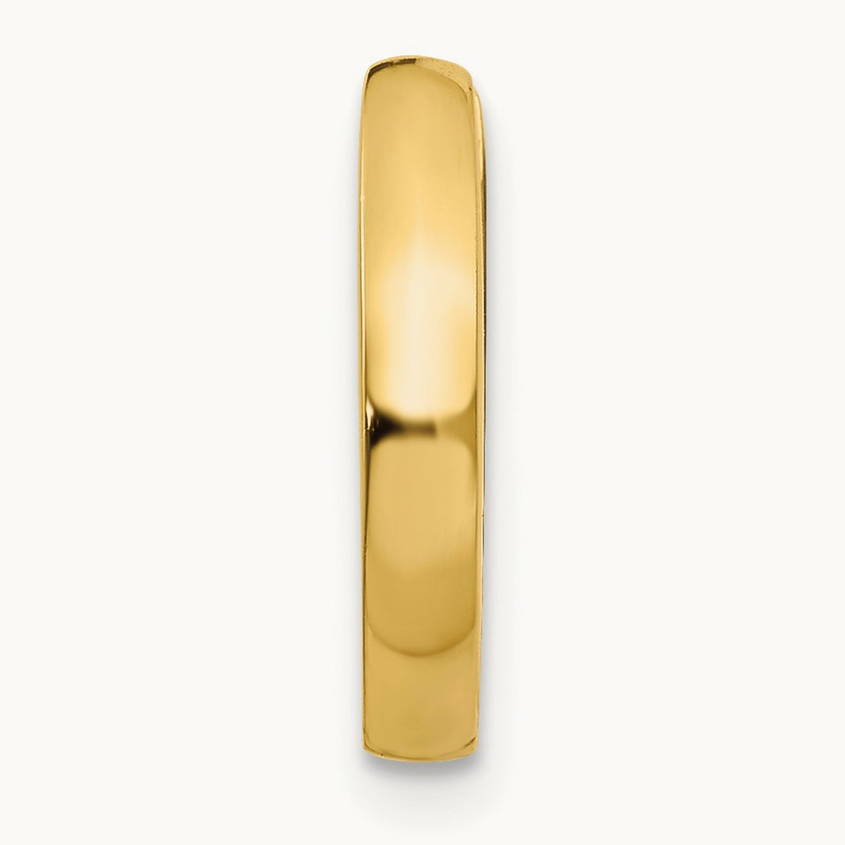 Single 14k Round Hinged Hoop Earring