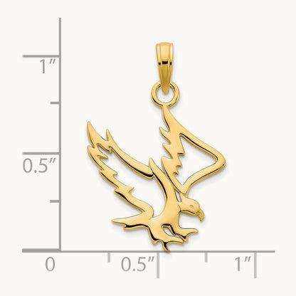Eagle Pendant, 14K