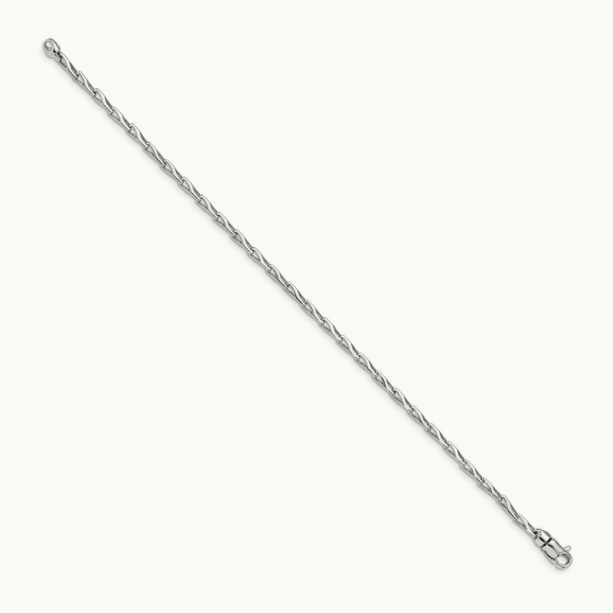 Hand-polished Fancy Link Bracelet — 7.25 inch