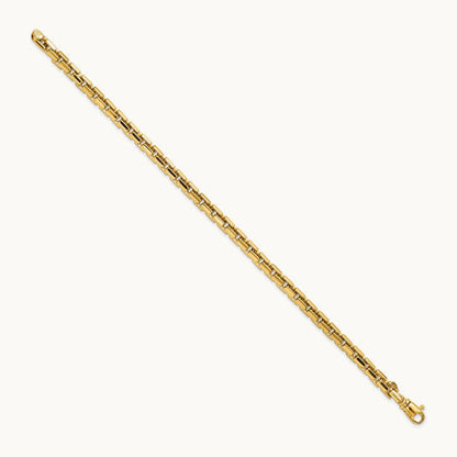 Polished Chain Bracelet, 14K Yellow Gold