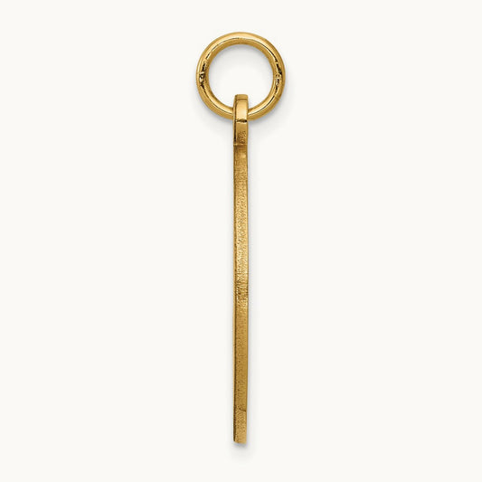 Non-enameled Medical Jewelry Pendant, 14K