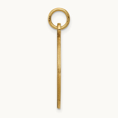Non-enameled Medical Jewelry Pendant, 14K