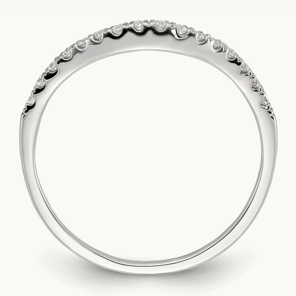 Diamond Band, 14K White Gold