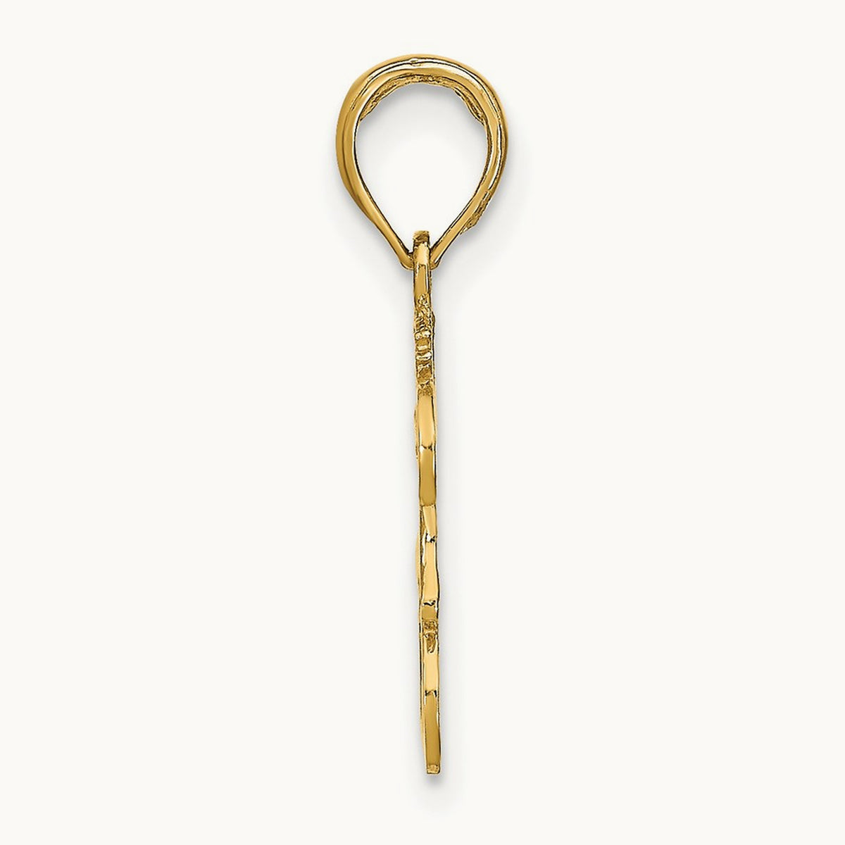 LEO Zodiac Charm — 14K Yellow Gold