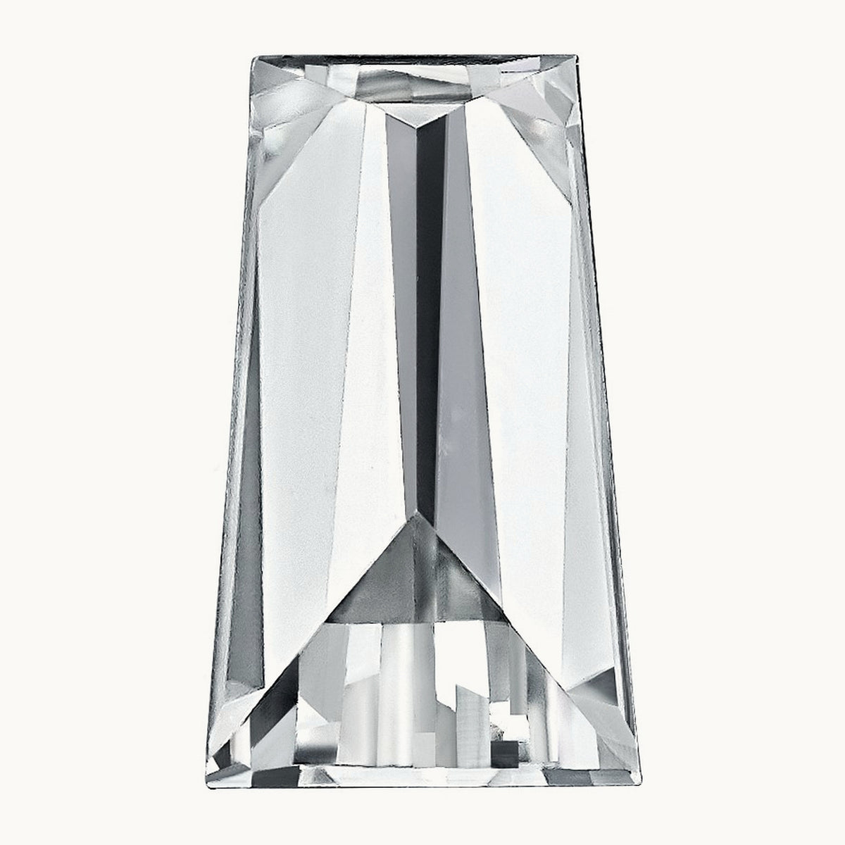 5x2.5x2mm Tapered Baguette True Light G-H-I Moissanite
