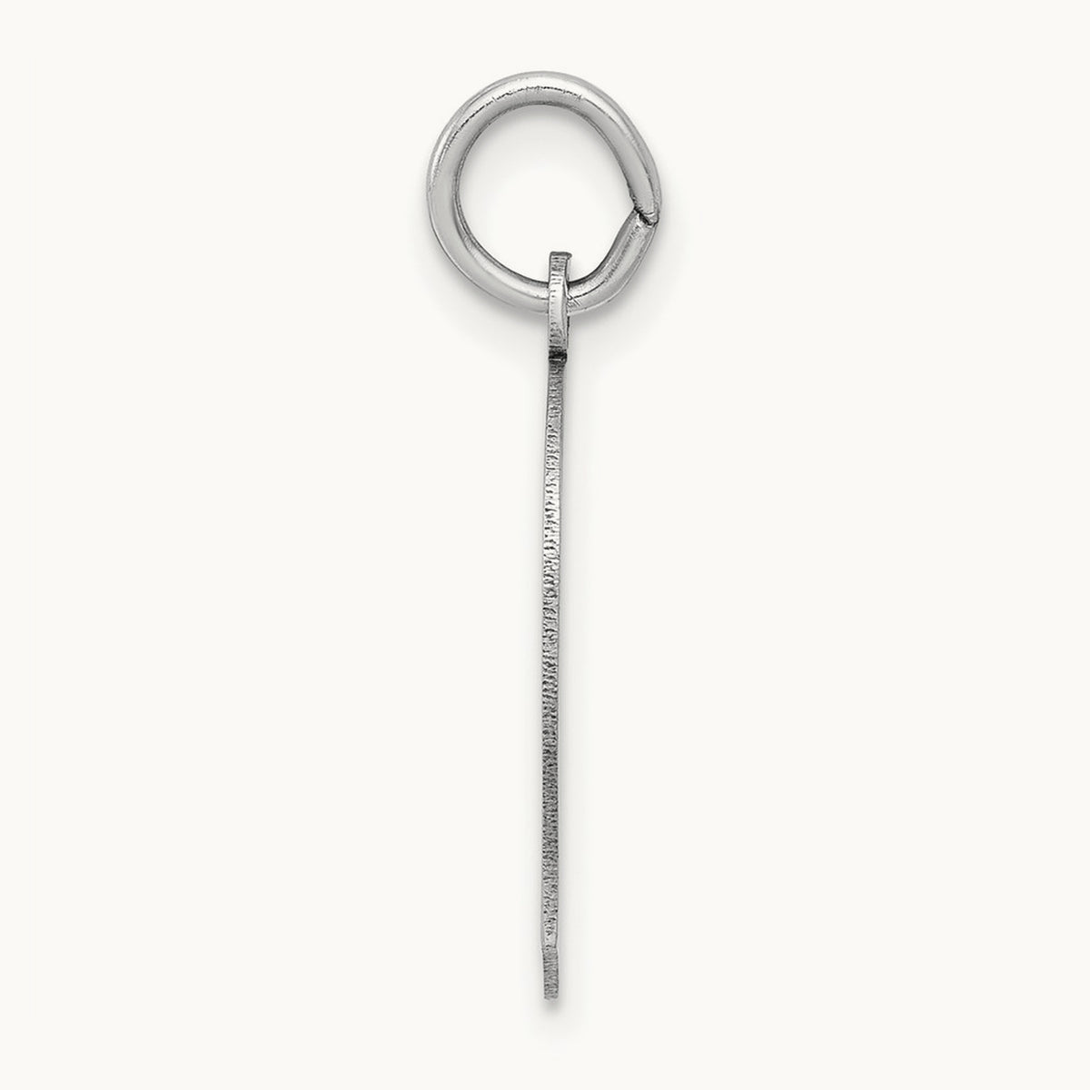 Plain Medium.013 Depth Facing Left Engravable Boy Charm — 22mm