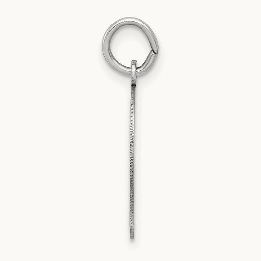 Plain Medium.035 Depth Facing Left Engravable Boy Charm — 22mm