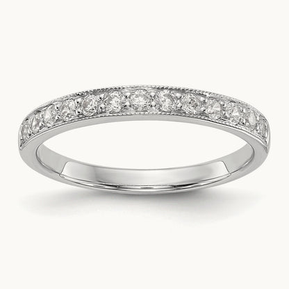 Wedding Band, 0.25 ct tw Lab-Grown Diamond