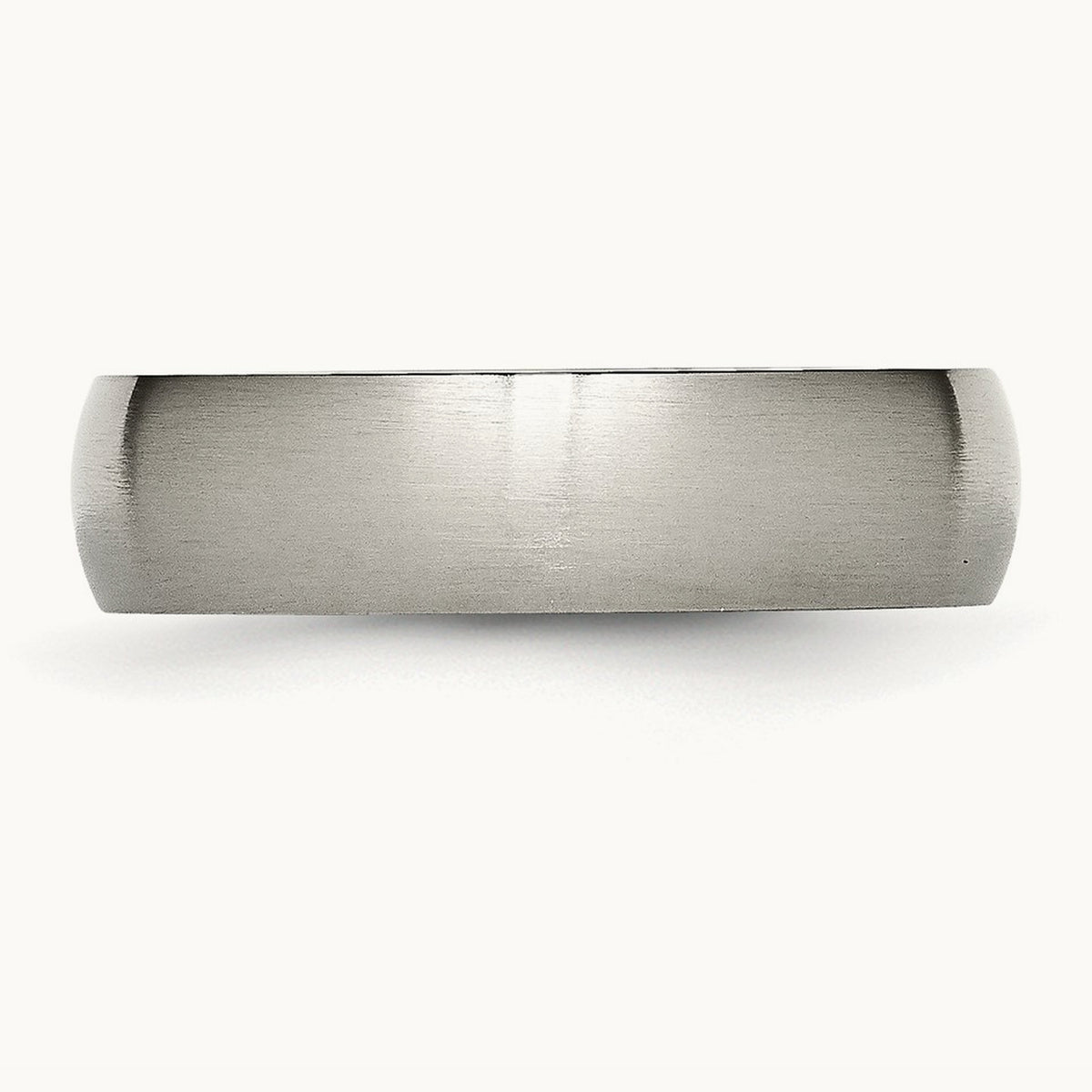 Brushed Half Round Band — 6mm