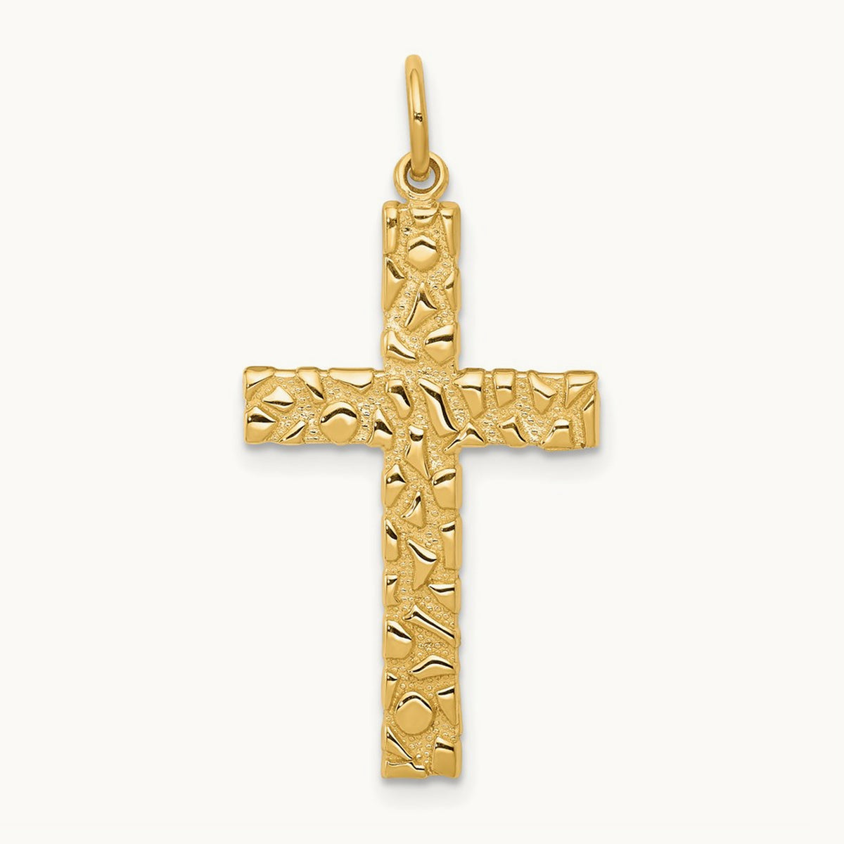 Nugget Style Cross Pendant — photo set