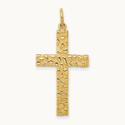 Nugget Style Cross Pendant — photo set