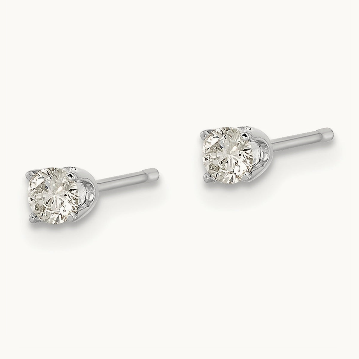 Complete Diamond Stud Earring — 4mm, 0.093 ct