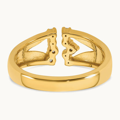 Fashion Ring, 0.20 ct tw Lab-Grown Diamond — 14K Yellow Gold