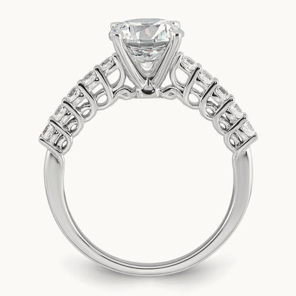 Round Engagement Ring, 2.00 ct tw Lab-Grown Diamond