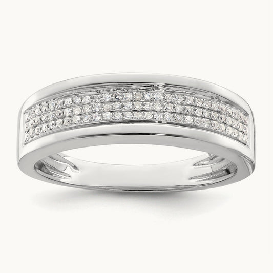 Men's Band, 0.25 ct tw Lab-Grown Diamond