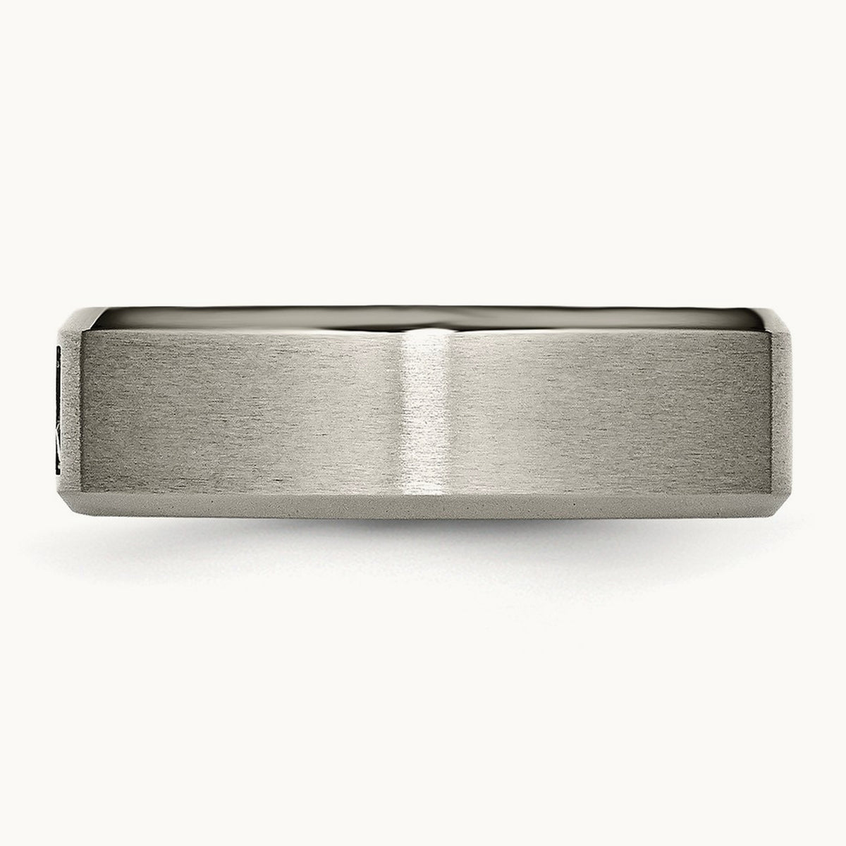 Brushed Center Diamond Band — photo set
