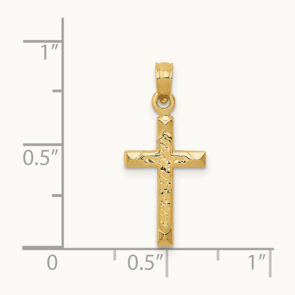 Cross Pendant, 14K