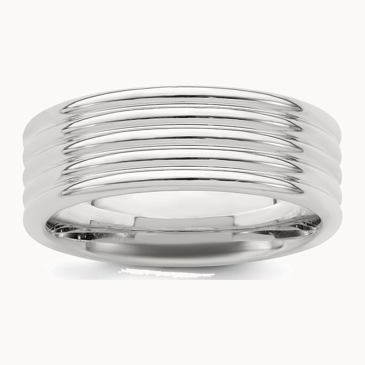 Polished 5-Row Fancy Band — 6