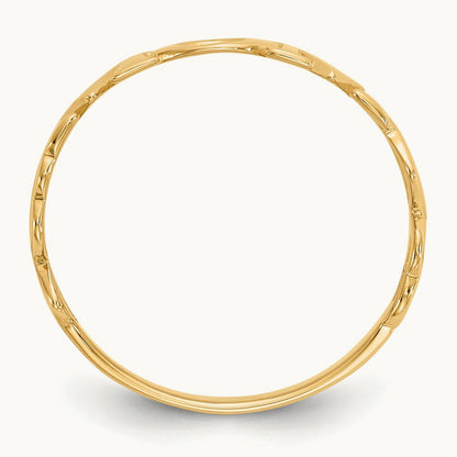 Polished Mom Ring, 14K
