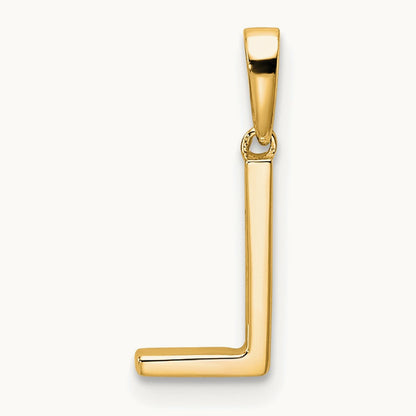 Diamond Letter L Initial Pendant, 14K