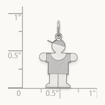 Kid Charm — 14K White Gold