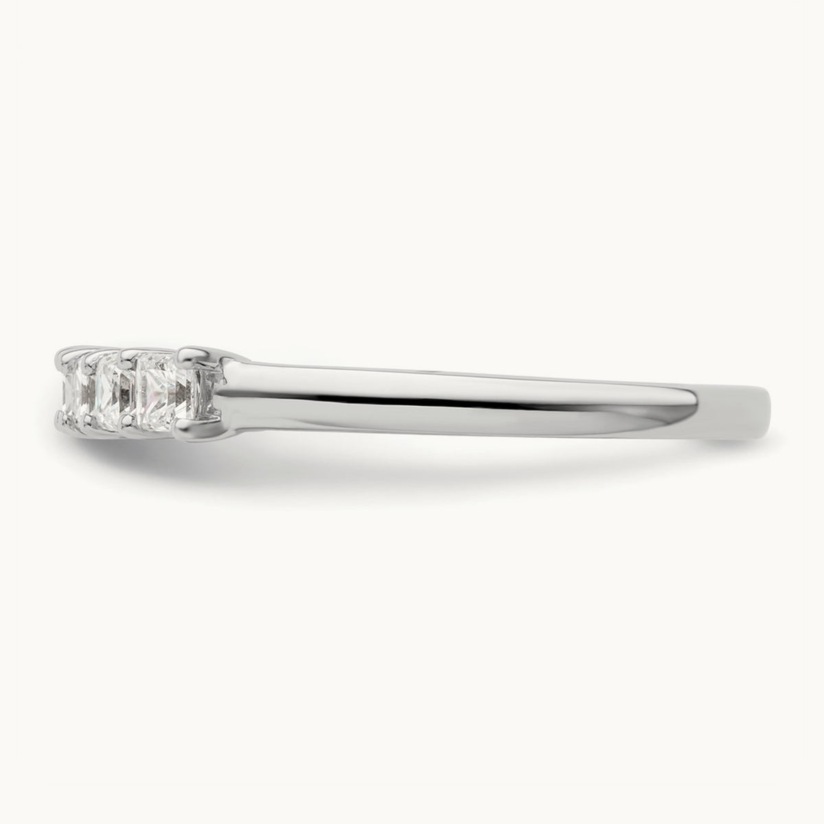 Princess-Cut 5-Stone Band — 1/2 ct, 7