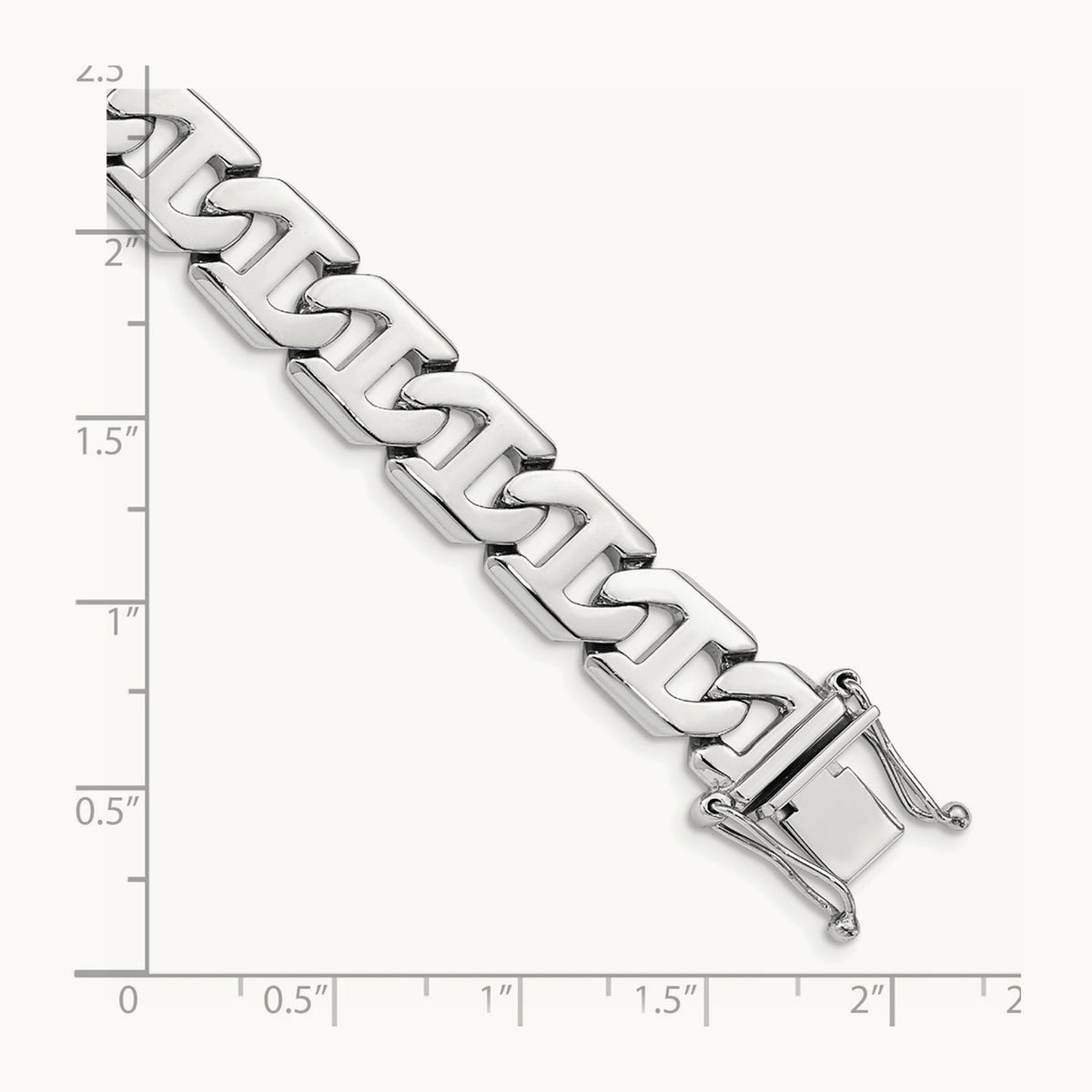 Hand-polished Fancy Link Bracelet — photo set