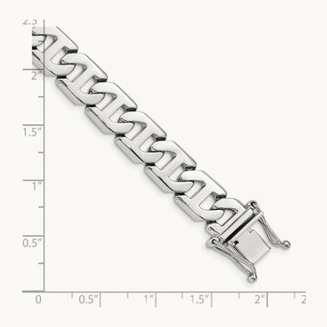Hand-polished Fancy Link Bracelet — photo set