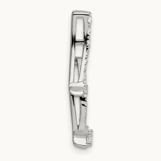 Shooting Star Chain Slide, 0.25 ct tw Lab-Grown Diamond