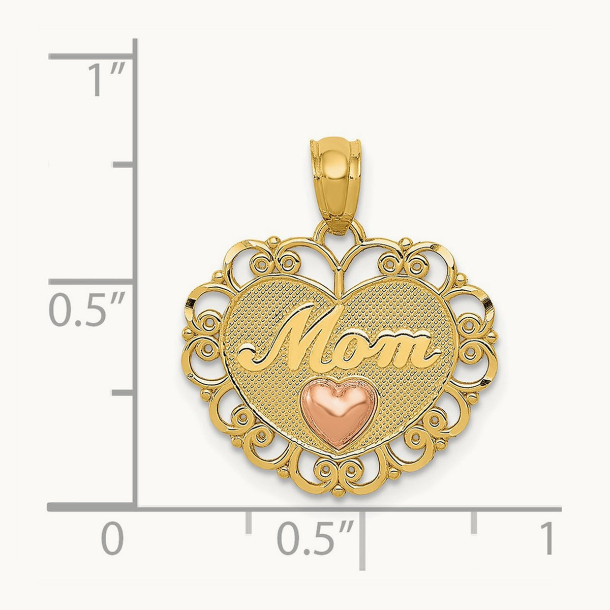 MOM Heart Pendant — photo set