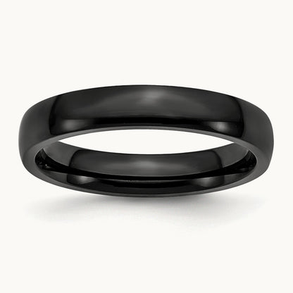IP-plated Polished Band — 4mm