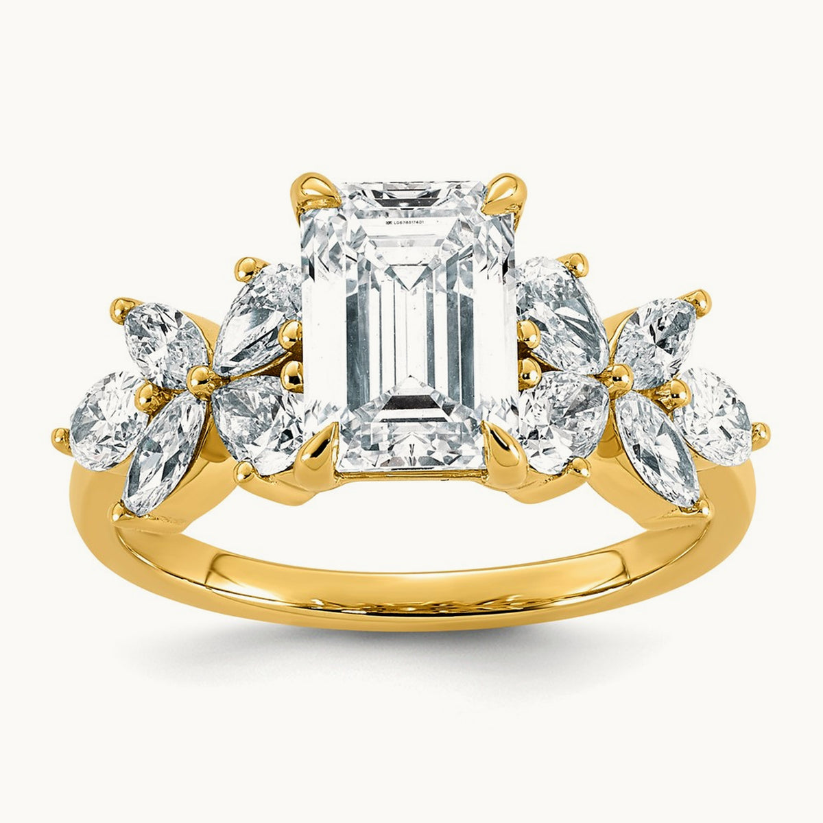 Emerald-cut Center Ring, 3.00 ct tw Lab-Grown Diamond