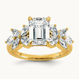 Emerald-cut Center Ring, 3.00 ct tw Lab-Grown Diamond