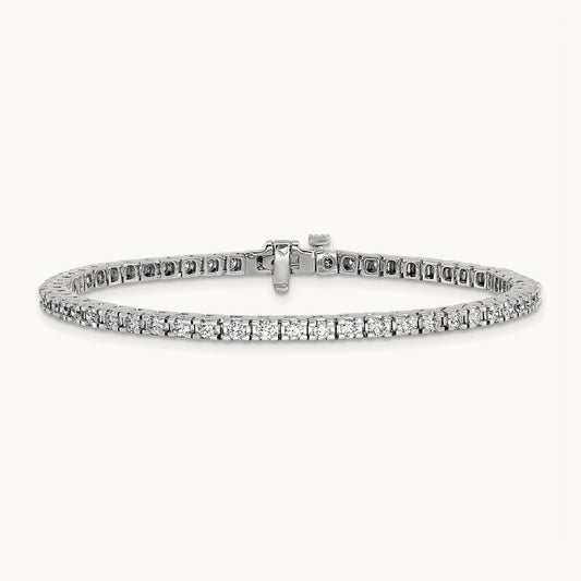 Round Tennis Bracelet, 2.25 ct tw Lab-Grown Diamond