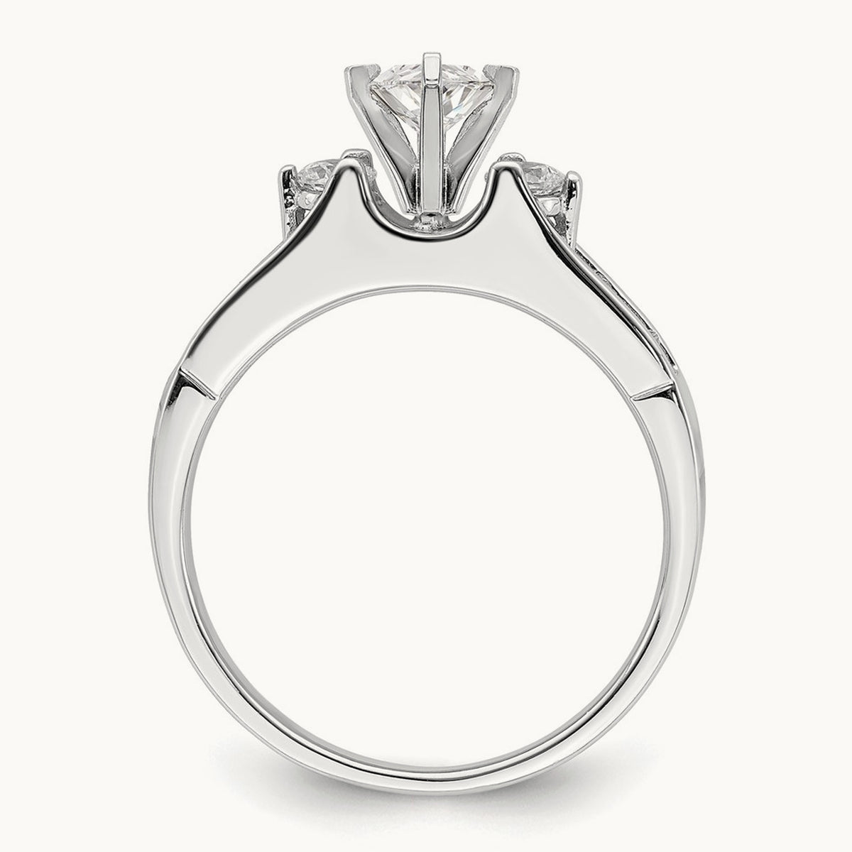 Engagement Ring, 5/8 ct Lab-Grown Diamond