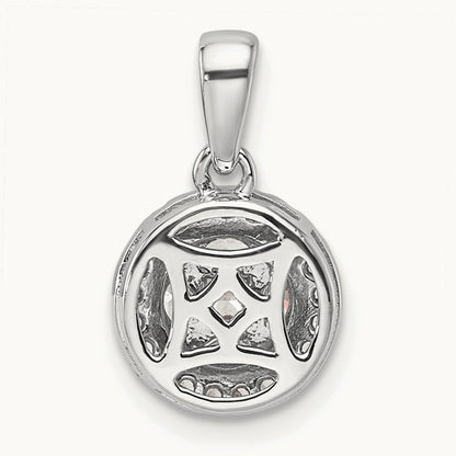 Halo Pendant, 0.50-1.00 ct tw Lab-Grown Diamond